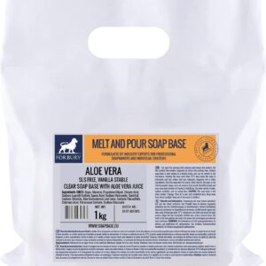 Base de savon glycérine Aloe Vera Forbury 1kg SLS free-0