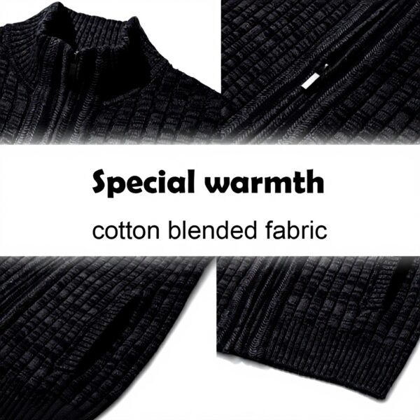 Cardigan Homme AOLI RAY Gilet Zippé Maille Automne Hiver