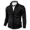 Cardigan Homme AOLI RAY Gilet Zippé Maille Automne Hiver