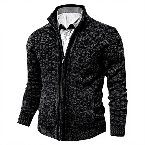 Cardigan Homme AOLI RAY Gilet Zippé Maille Automne Hiver