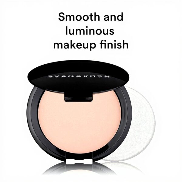 Poudre compacte luxe EVAGARDEN texture douce fini lisse
