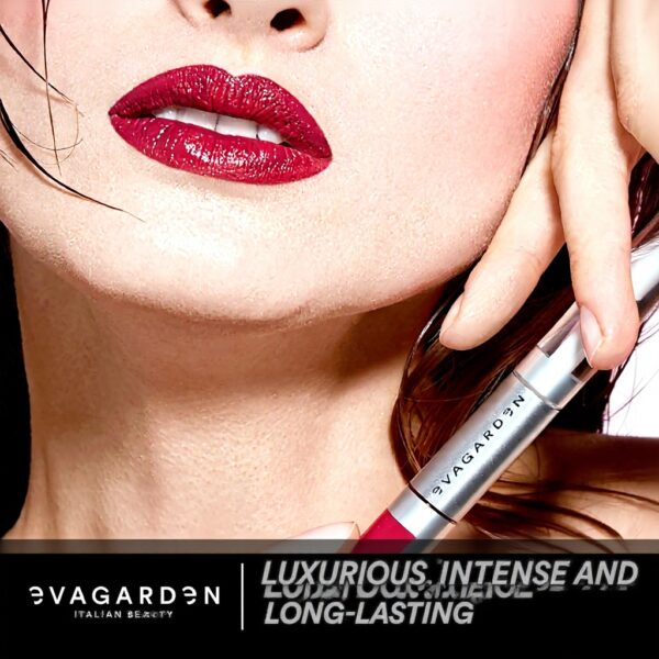 Rouge à lèvres EVAGARDEN texture soyeuse hydratant vitamine