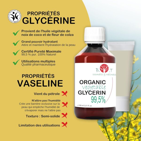 Glycérine Végétale Bio Hydratant Visage Corps Cosmétique-7