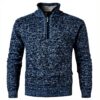 Pull homme KTWOLEN fermeture éclair 34 col montant polaire