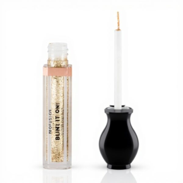 Eyeliner liquide paillettes Profusion Cosmetics finition