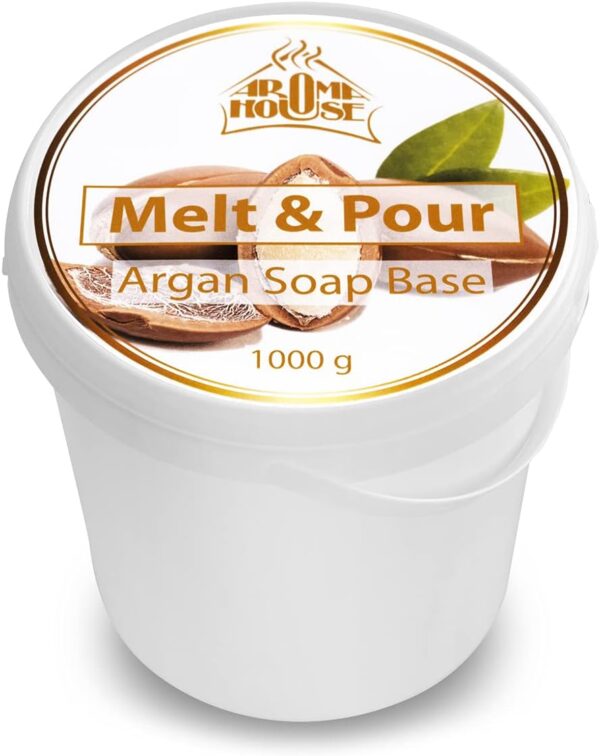 Savon glycérine huile d'argan AROMATIKA base créative 1 kg-0