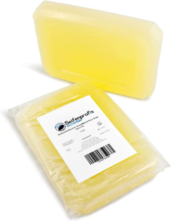 Savon au miel glycérine 1kg Seifenprofis transparent-0