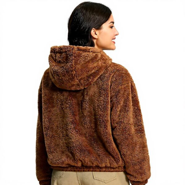 Veste polaire femme Pioneer Camp chaude reversible capuche