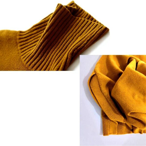 Pull en Cachemire Femme Wenwenma Col Haut Mode Confortable