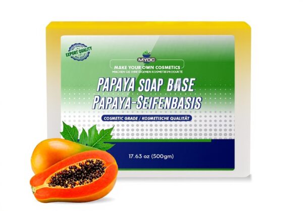 Base de savon papaye MYOC naturel cosmétique DIY