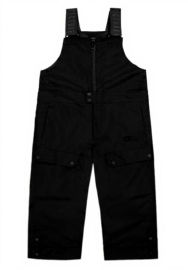 PICTURE NINGE BIB Pantalon 2025 Noir - Polyester Enfant Ski