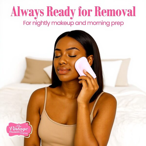 Lingettes démaquillantes The Vintage Cosmetic Company rose