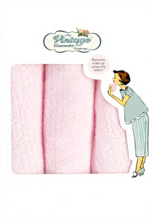 Lingettes démaquillantes The Vintage Cosmetic Company rose