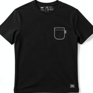 T-shirt Picture Deelwi Noir sport homme manches courtes-0