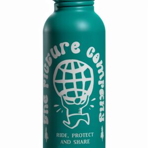 Bouteille PICTURE 0,75 l acier inoxydable couvercle bois-0